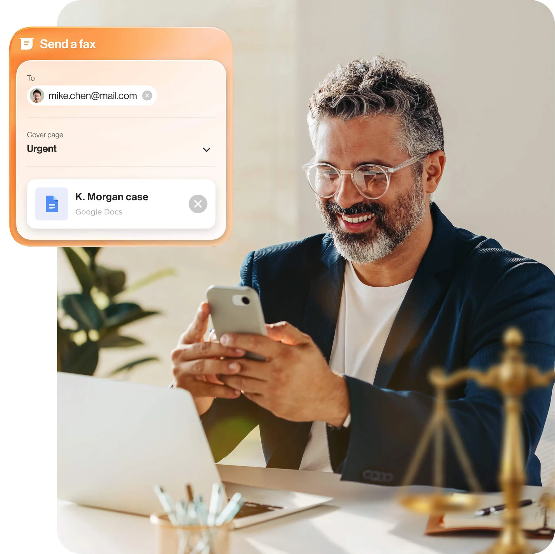 Send a fax right from you phone with RingCentral