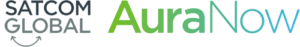 Satcom Global with green ombre AuraNow